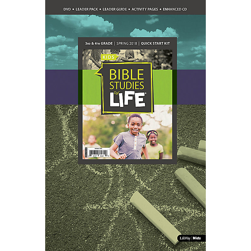 Bible Studies For Life: Kids Grades 3-4Quick Start Kit          Spring 2018