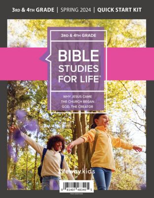 Bible Studies For Life: Kids Grades 3-4 Quick Start Kit Spring 2024