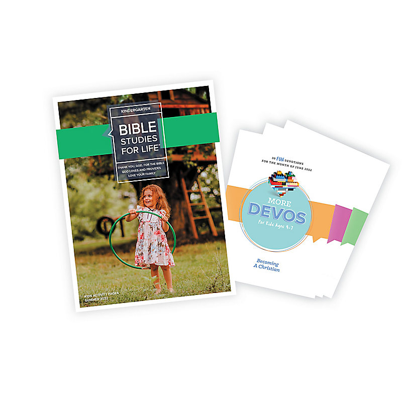 Bible Studies for Life: Kindergarten Activity Pages/More Bundle Summer 2022