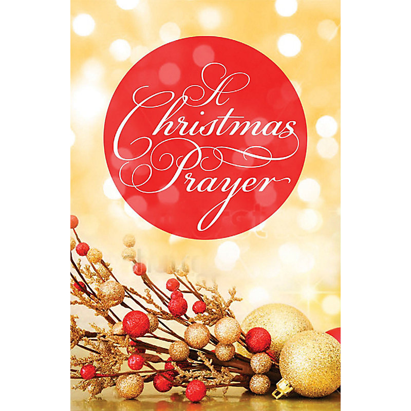 A Christmas Prayer Tract (Pack of 25)