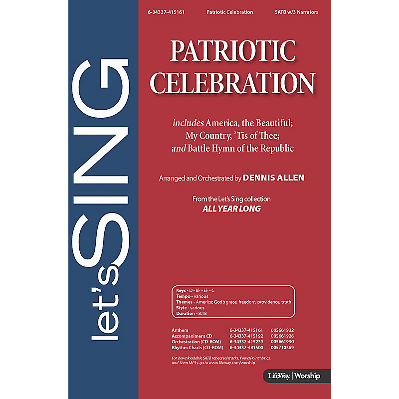 Patriotic Celebration - Anthem Accompaniment CD