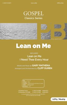 Lean On Me - Downloadable Tenor Rehearsal Track