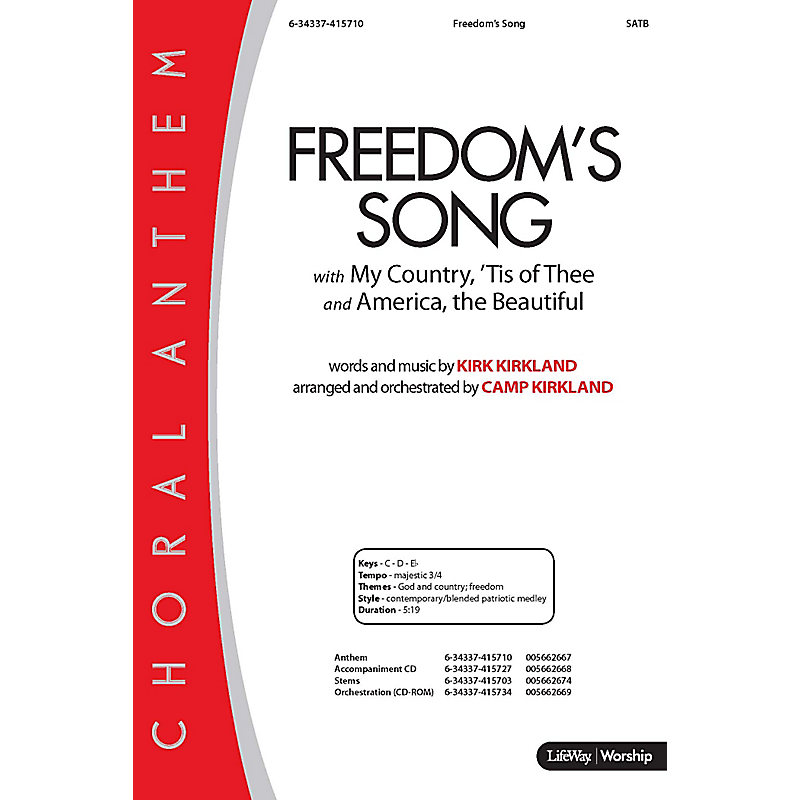 Freedom's Song - Orchestration CD-ROM