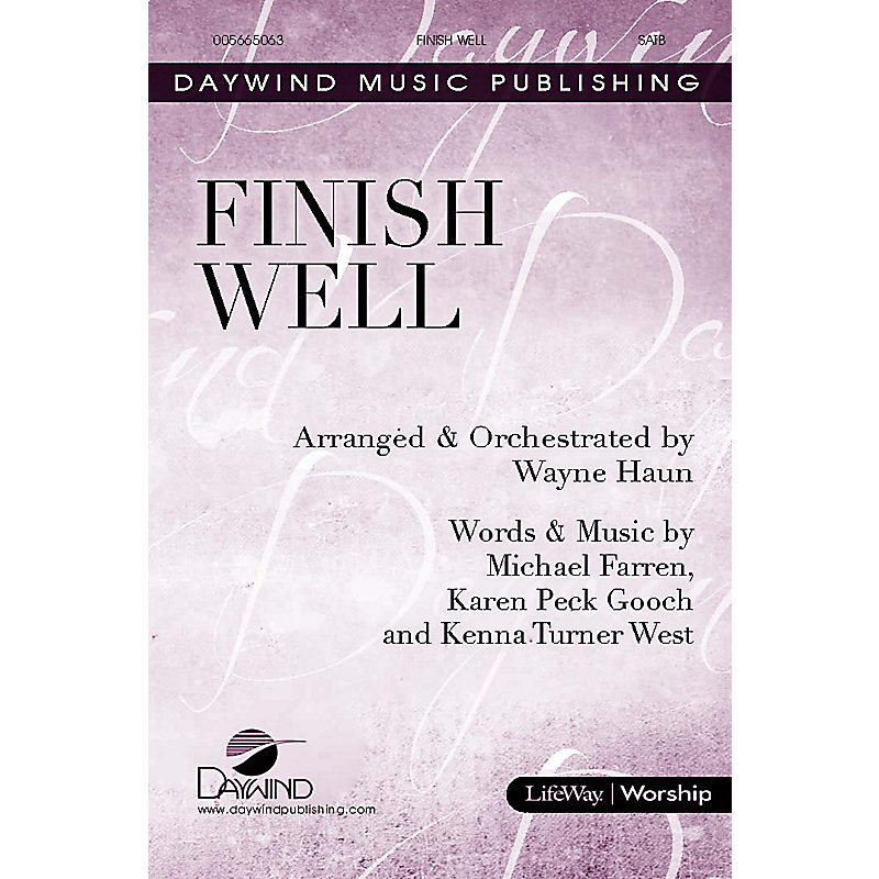 Finish Well - Anthem Accompaniment CD