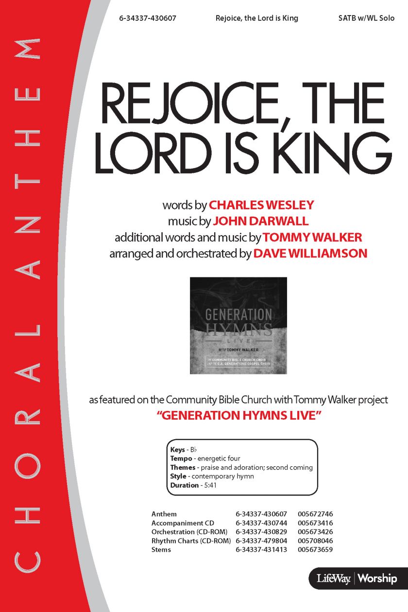 Rejoice, the Lord Is King - Downloadable Orchestration | Lifeway