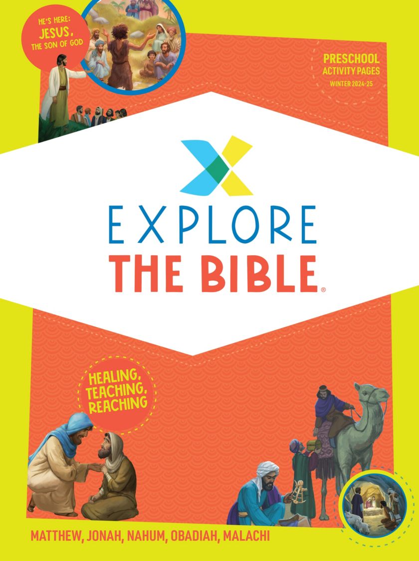 Explore the Bible Preschool Activity Pages Winter 2025 Lifeway
