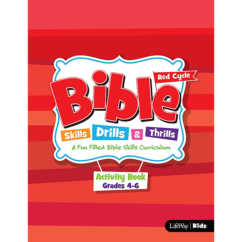Bible Skills Drills and Thrills Red Cycle Grades 4-6 Activity Book