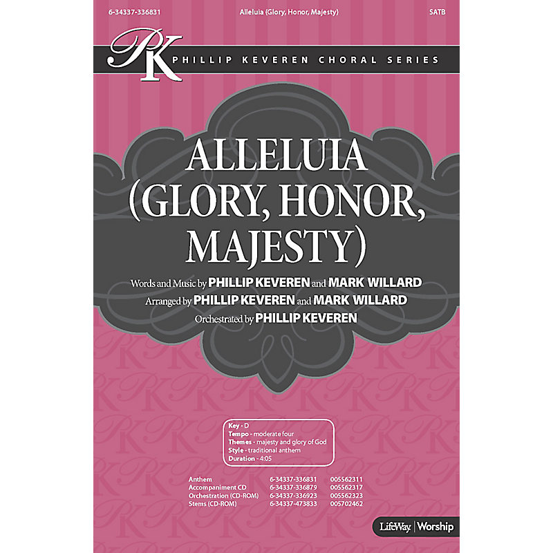 Alleluia (Glory, Honor, Majesty) - Downloadable Bass Rehearsal Track