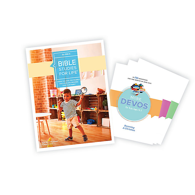 Bible Studies for Life: 3s-Pre-K Activity Pages/More Bundle Summer 2022
