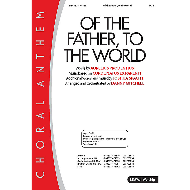Of the Father to the World - Anthem Accompaniment CD