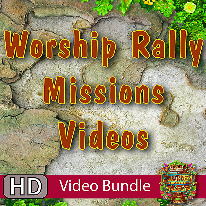 VBS 2015 - Journey Off The Map - Worship Rally Missions Video Bundle