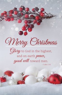 Merry Christmas - Glory to God | Broadman Church Supplies Staff