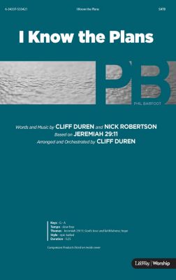 I KNOW THE PLANS STEM (11.15 ANTHEMS) Lifeway