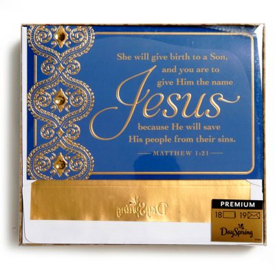 Christmas Boxed Cards - Jesus: He Will Save - Lifeway