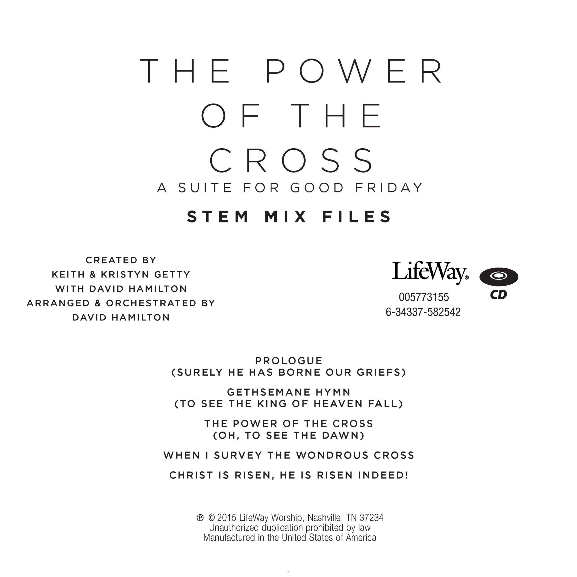 The Power of the Cross - Stem Tracks CD-ROM