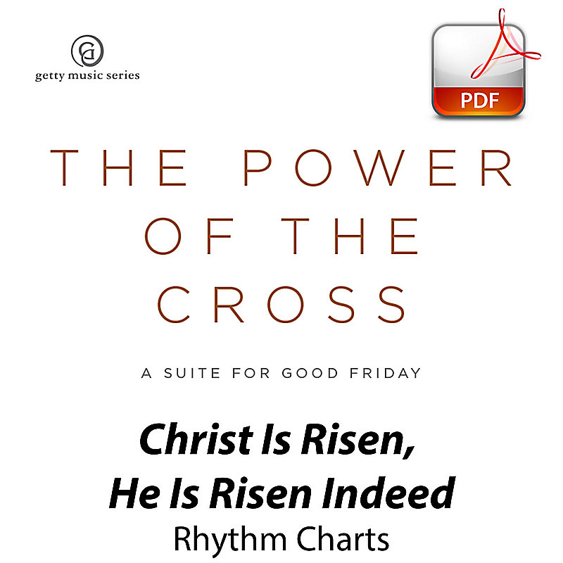 Christ Is Risen, He Is Risen Indeed -  Downloadable Rhythm Charts