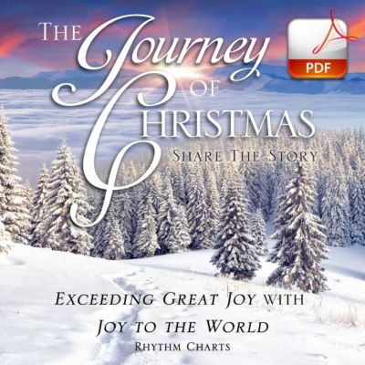 Exceeding Great Joy with Joy to the World - Downloadable Rhythm Charts