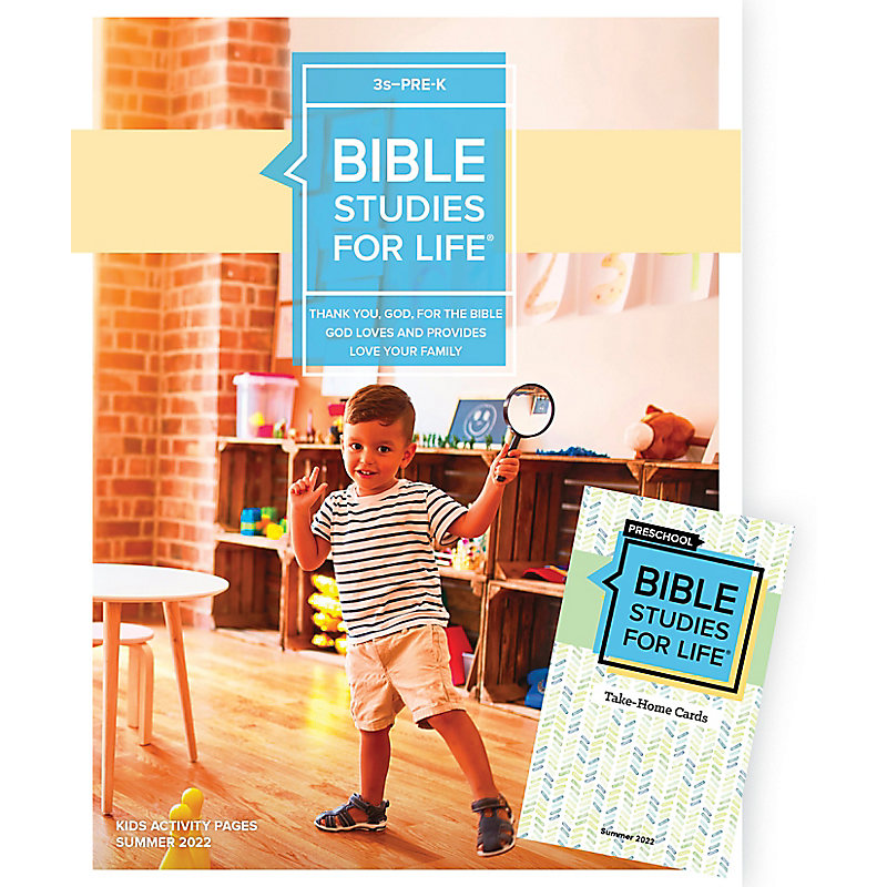Bible Studies For Life: 3s–Pre-K Combo Pack Summer 2022