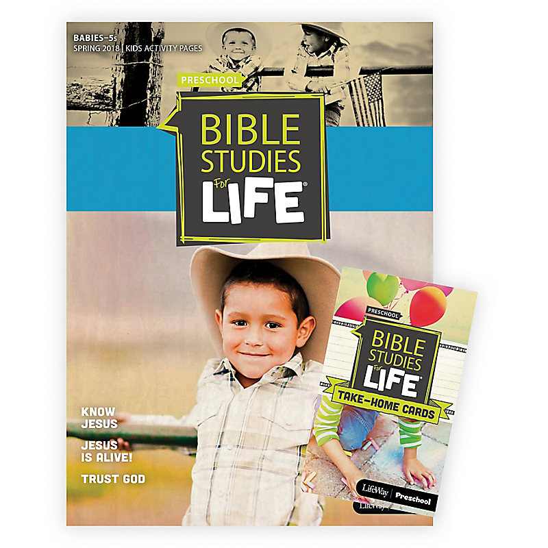 Bible Studies for Life: Preschool - Babies-5s Combo Pack Spring 2018