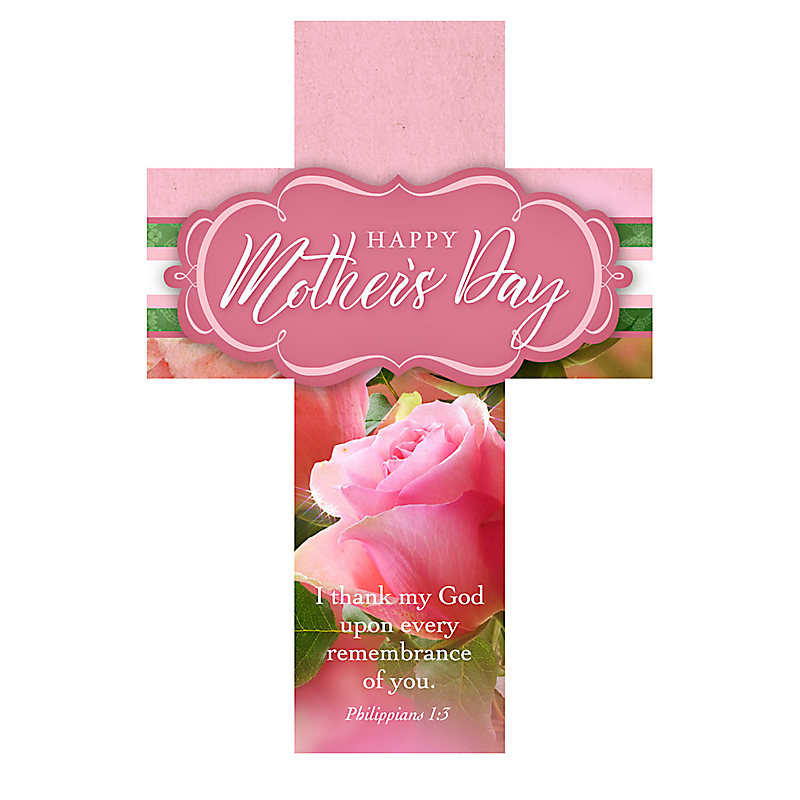Happy Mothers Day Bookmark Cross (Pkg 25) Mother's Day