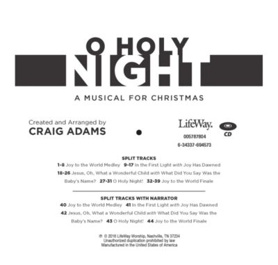 o holy night accompaniment track