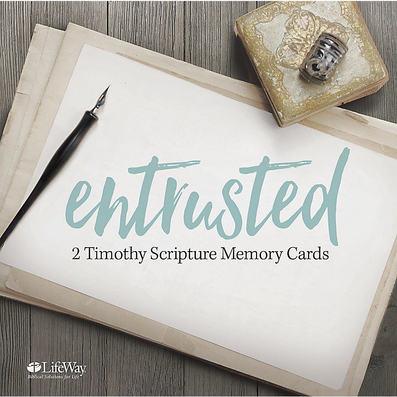 Entrusted - Scripture Cards