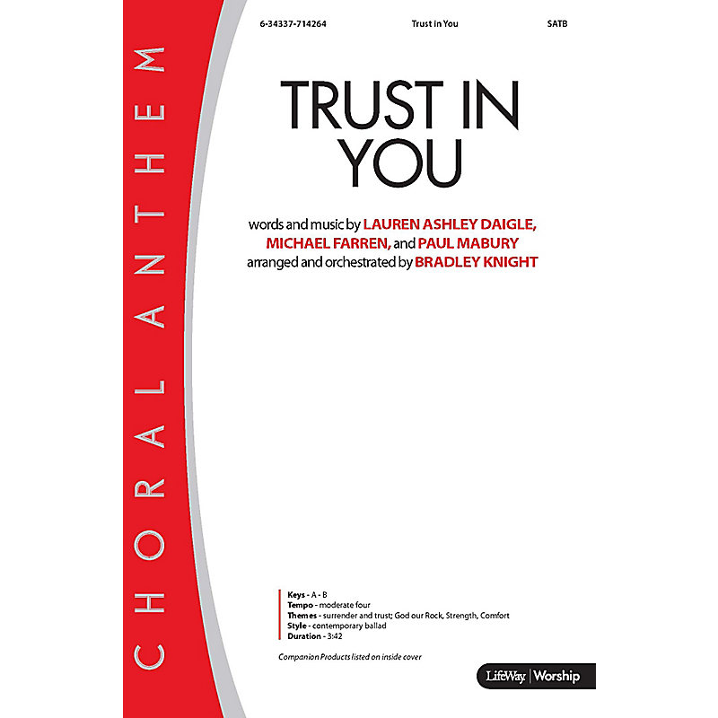 Trust in You - Downloadable Rhythm Charts