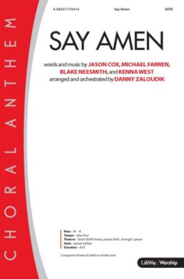 Say Amen - Downloadable Lyric File | Lifeway