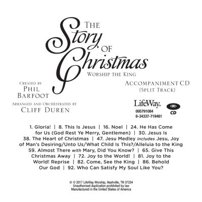 The Story of Christmas - Accompaniment CD | Lifeway