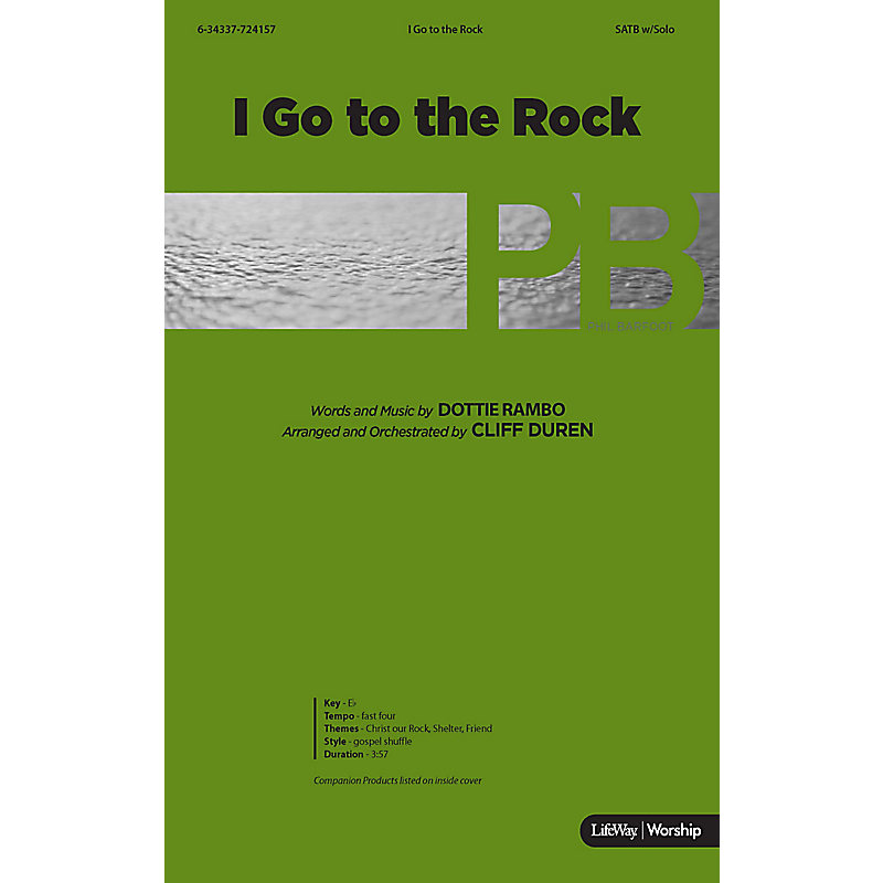 I Go to the Rock - Anthem Accompaniment CD