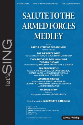 Salute to the Armed Forces Medley Downloadable Lyric File Lifeway
