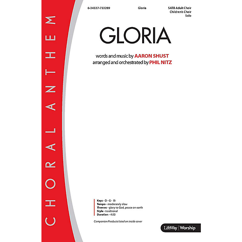 Gloria - Anthem Accompaniment CD