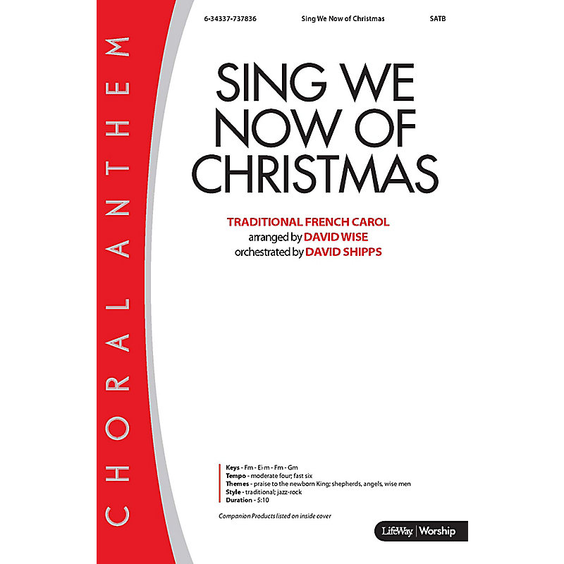 Sing We Now of Christmas - Downloadable Lyric File