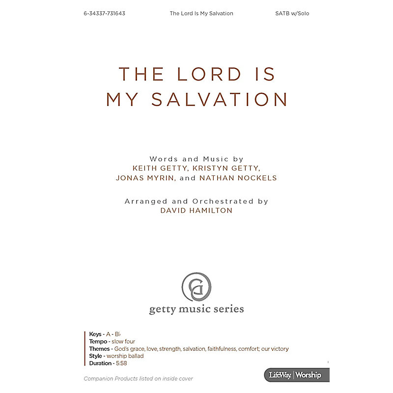 The Lord Is My Salvation - Downloadable Anthem (Min. 10)