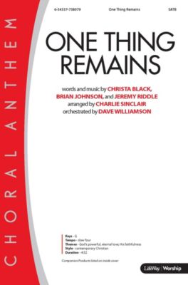 One Thing Remains - Downloadable Rhythm Charts | Lifeway