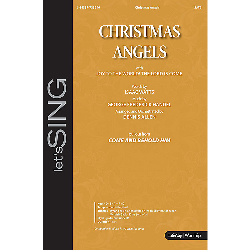 Christmas Angels with Joy to the World! The Lord Is Come - Anthem Accompaniment DVD