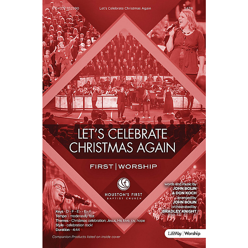 Let's Celebrate Christmas Again - Anthem Accompaniment CD