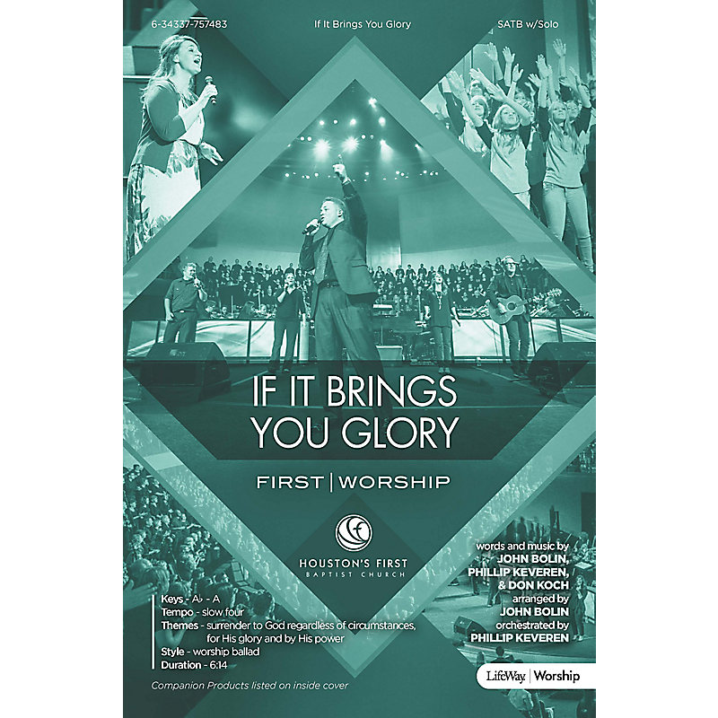 If It Brings You Glory - Orchestration CD-ROM
