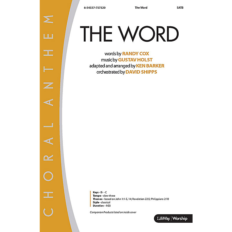 The Word - Orchestration CD-ROM
