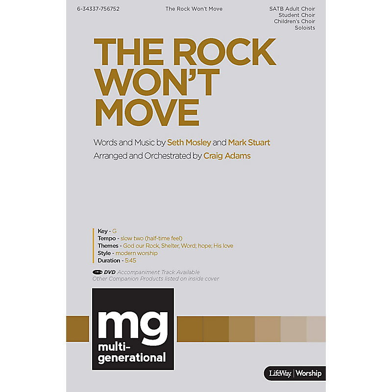 The Rock Won't Move - Downloadable Lyric File