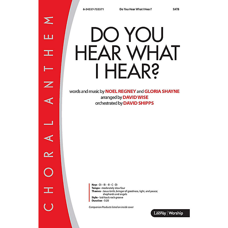 Do You Hear What I Hear? - Downloadable Lyric File
