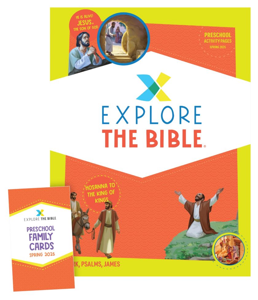 EXPLORE THE BIBLE Preschool Activity Pack Spring 2025 Lifeway
