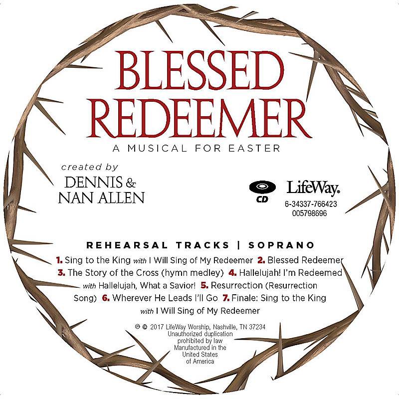 Blessed Redeemer - Soprano Rehearsal CD