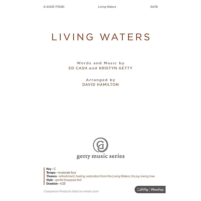 Living Waters - Anthem Accompaniment CD