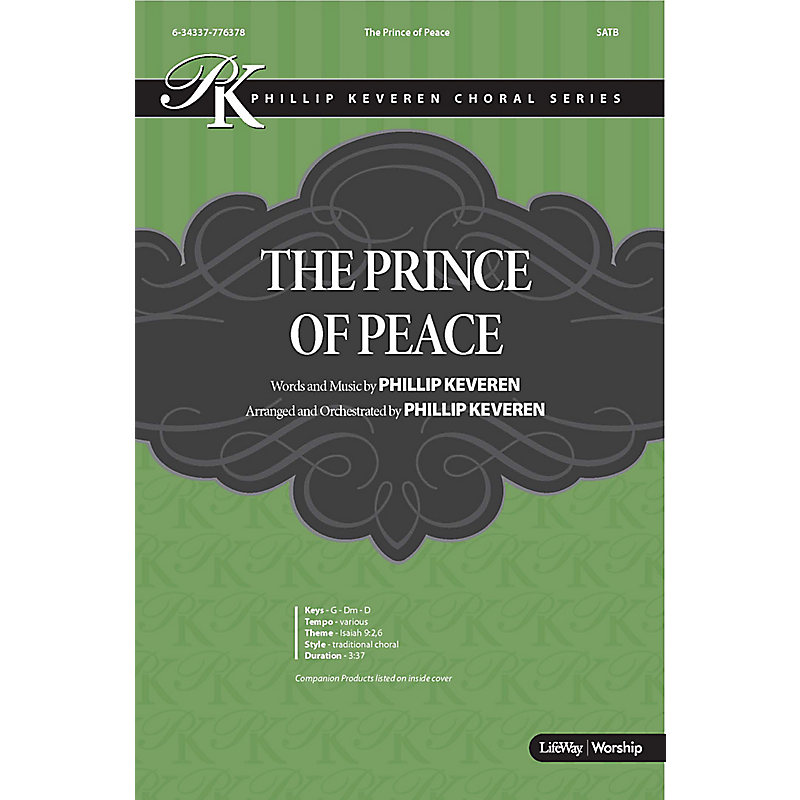 The Prince of Peace - Anthem Accompaniment CD