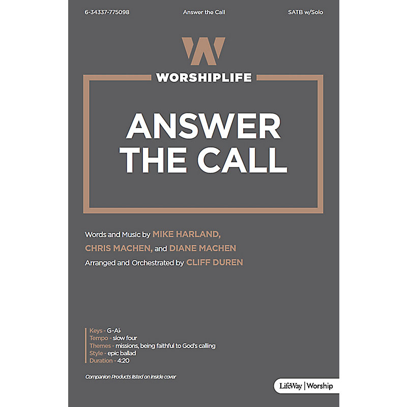 Answer the Call - Orchestration CD-ROM