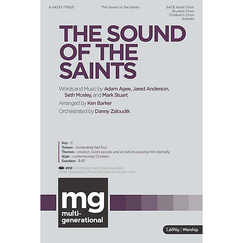 The Sound of the Saints - Downloadable Bass Rehearsal Track