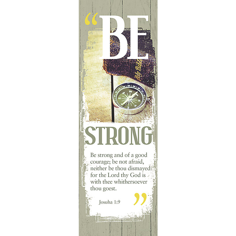 Be Strong MALE - Bookmark (Pkg 25)  General Worship
