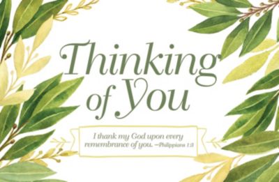 Thinking of You - Postcard (Pkg 25) General Worship