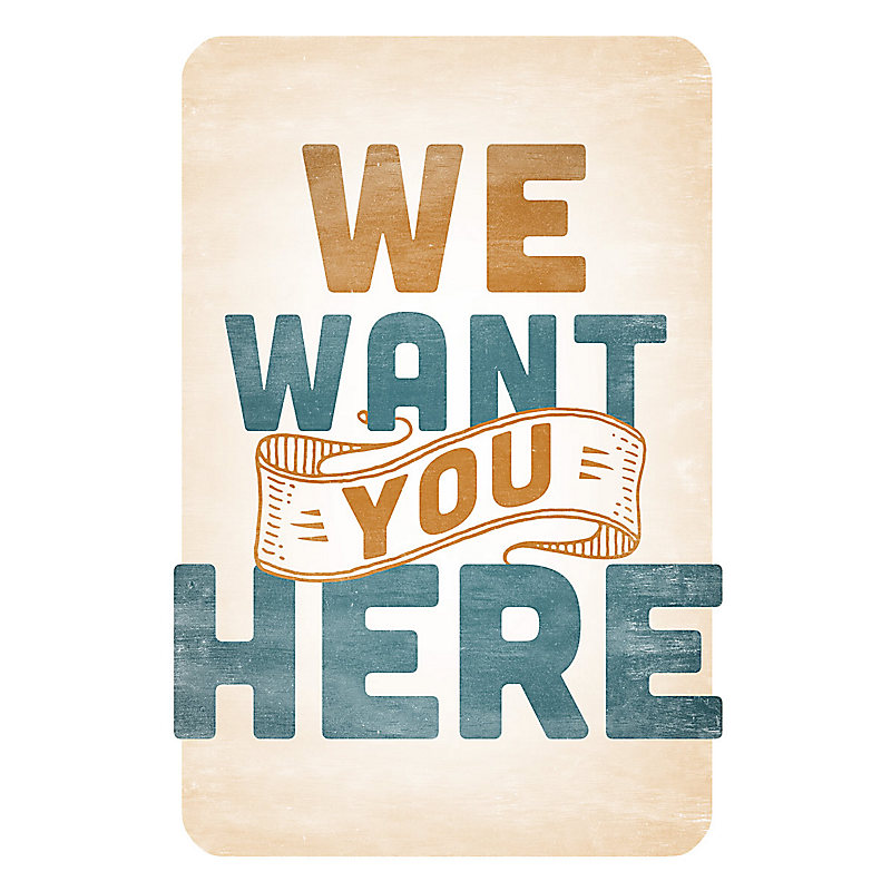 We Want You Here  - Welcome Folder (Pkg. 12)